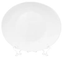 Тарелка обеденная, стеклокерамика, 26.8 см, круглая, Модерн, Daniks, NOP105W