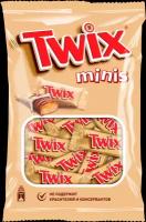 Печенье сахарное Twix minis с карамелью, покрытое молочным шоколадом