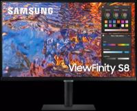 Монитор Samsung 27" ViewFinity S27B800PXI 3840x2160 IPS LED 60Гц HDMI DisplayPort USB-C