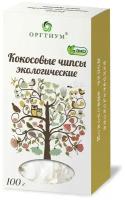 Чипсы Оргтиум кокосовые, кокос, 100 г