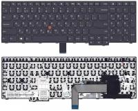 Клавиатура для ноутбука Lenovo Thinkpad E550, E550C, E555, E560, E565 черная, с джойстиком