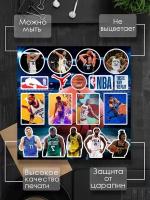 Стикеры наклейки на телефон - Баскетбол, лига, спорт, игра, NBA, НБА