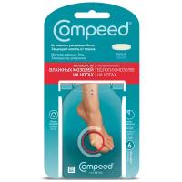 Пластырь "Compeed" от влажных мозолей на ногах, малый, 6 шт