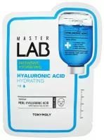 TONYMOLY Тканевая маска для лица с гиалуроновой кислотой MASTER LAB REAL HYALURONIC ACID 10шт 19 г