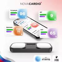 Кардиомонитор NovaCardio: кардио карта - трекер здоровья, мониторинг сердечно-сосудистых заболеваний, тонометр цифровой, пульсоксиметр и электрокардиограф ЭКГ