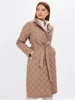 Пальто Abby, размер XL, коричневый, бежевый