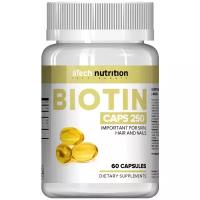 Добавка BIOTIN 5000 мкг, aTech nutrition, 60 желатиновых капсул