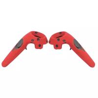 Силиконовые чехлы для контроллеров HTC Vive /Vive Pro красные (2 шт)