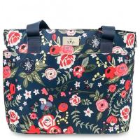 Encore Tote Сумка для коляски с крючками и ковриком - Midnight Posy JuJuBe