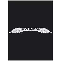 Наклейка на авто "Hyundai Angel - Хендай с крыльями " 20х2 см