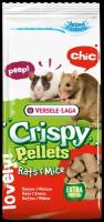 Versele-Laga Crispy Pellets гранулированный корм для крыс и мышей Rats & Mice 1 кг