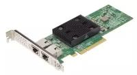 Адаптер Dell 540-BBVM Broadcom 57416 Dual port Broadcom 57416 10Gbit Base-T PCIe LP for 14G