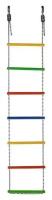Детская веревочная лестница 7 перекладин (диаметр перекладин 25мм) (Радуга) для шведской стенки, спортивного комплекса и турника