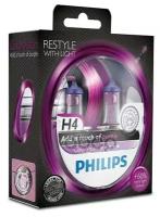 Лампа Г/С H4 (60/55w) P43t-38 Color Vision Purple 12v 12342cvpps2 36791128 Philips арт. 12342CVPPS2