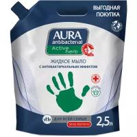 AURA ANTIBACTERIAL Жидкое мыло антибактериальное Алоэ 2500мл