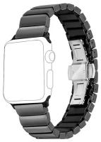 Ремешок для Apple Watch 42/44/45/49 mm Ceramic Watchband керамический Черный