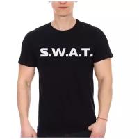 Футболка S.W.A.T.. Цвет: черный. Размер: S