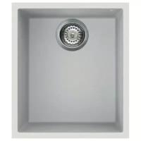 Кухонная мойка ELLECI QUADRA 100, U, 380*440, vitrotek (96) White