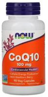 Капсулы NOW CoQ10 с ягодами боярышника, 100 мг, 90 шт