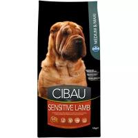 Сухой корм для собак Farmina Cibau, гипоаллергенный, при чувствительном пищеварении, ягненок 12 кг (для средних и крупных пород)