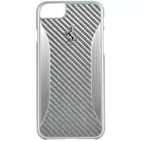 Чехол Ferrari для iPhone 7/8 GT Experience Hard Carbon-Aluminium Silver