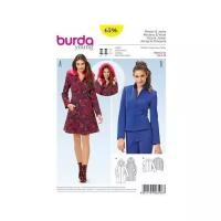 Выкройка Burda 6596- Пальто, Жакет