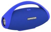 Портативная беспроводная Bluetooth колонка HOPESTAR H31 / 2.1 / 34 Вт / SUPER BASS / блютуз колонка / синяя