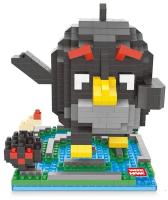 Конструктор Wisehawk Бомб Черный Злобные птички 568 деталей NO. 2427 Bombs Angry Birds Series Nano Block