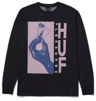 Лонгслив HUF X PLEASURES Light Up Jacquard Long Sleeve Knit Shirt