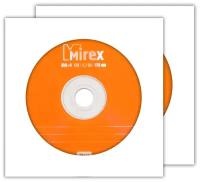 Диск Mirex DVD+R 4,7Gb 16x в бумажном конверте с окном, 2 шт