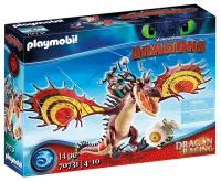 Набор с элементами конструктора Playmobil Dragons 70731 Сморкала и Крюкоклык