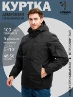 Куртка осенняя KINGSO MENS, размер 50, чёрный