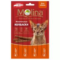 Molina Жевательные колбаски для кошек с олениной и гусем 2204 0,02 кг 59636 (18 шт)