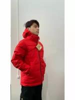 Куртка демисезонная KINGSO MENS, размер XL, красный, с капюшоном