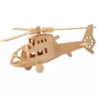 Сборная деревянная модель VGA Wooden Toys Авиация: "Боевой вертолет" (P007)