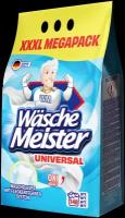 Wasche Meister Waschpulver Universal Стиральный порошок универсальный 10,5 кг на 140 стирок в мягкой упаковке