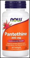 NOW Pantethine, 300 мг, 60 капсул