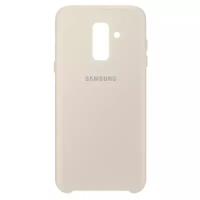 Накладка Samsung Dual Layer Cover для Samsung Galaxy A6 Plus (2018) A605 EF-PA605CFEGRU золотая