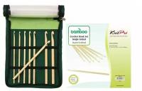 22549 Knit Pro набор бамбуковых крючков для вязания Bamboo Crochet Hook Set