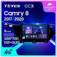 Магнитола TEYES TOYOTA CAMRY 70 2012-2018 г. CC3 6/128ГБ