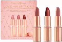 Набор помад в мини формате Charlotte Tilbury's Iconic Mini Lip Trio Kit коллекция 2023 года