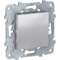 UNICA NEW Заглушка 45х45, алюминий Schneider Electric NU586630