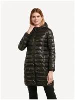 Пальто женское, Q/S designed by s.Oliver, артикул: 510.12.108.16.151.2105563, цвет: черный (код цвета 9999), размер: S