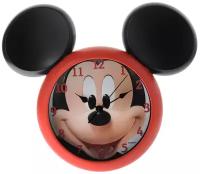 Часы настенные Scarlett "Микки Маус", цвет: красный, черный, диаметр 23 см