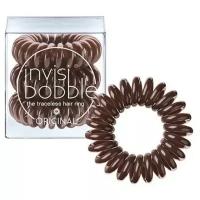 Invisibobble Резинка-браслет для волос ORIGINAL Pretzel Brown (с подвесом)