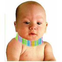 Бандаж на шейный отдел для новорожденных цветной (f-301)