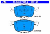 13046071452 ATE 13.0460-7145.2_колодки дисковые!передниеVolvo S80 98>/V70/S60 00>/XC70 2.5D5 02>