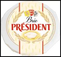 Сыр PRESIDENT Brie мягкий 60% вес без змж до 200г