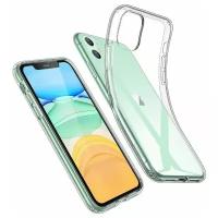 Защитный чехол для Apple iPhone 11 Прозрачный защитный силиконовый чехол на айфон 11