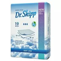 Одноразовая пеленка Dr. Skipp Soft Line 60х90, 10 шт